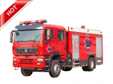 Fire Tender Truck HOWO